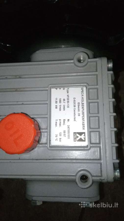 Nauji SPECK KOLBENPUMPE siurbliai