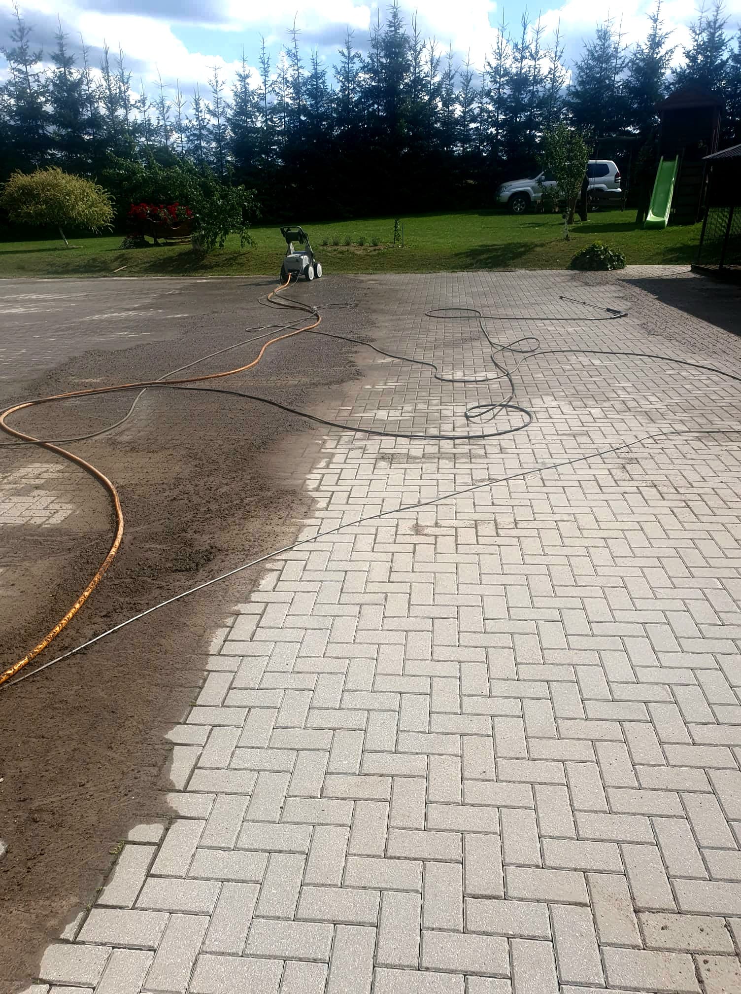 Trinkeliu, stogo, fasado plovimas